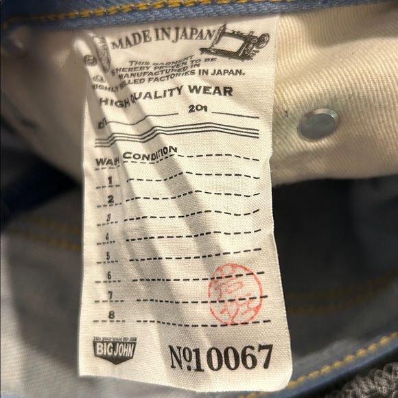 Vintage Big John BJxRJB Tapered Selvedge Skinny Jean - Picture 11 of 15